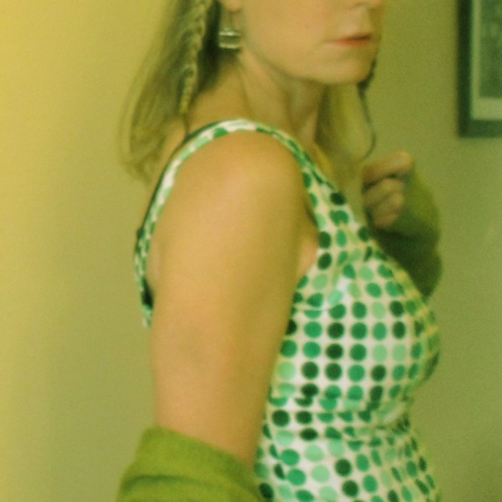 Calvin Klein Polka Dot Cocktail Dress